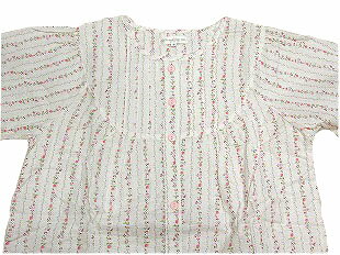 衿なし婦人パジャマ（2L)（春）（夏）（秋）