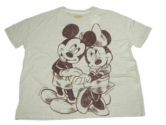 ミッキー・ミニーゆるTシャツ女性