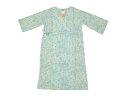 七分袖湯上りミニ寝巻き(M)(L)クレープ(4)