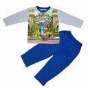 在庫1枚 モンスターズインク 子供パジャマ 長袖長ズボン(120)(4)