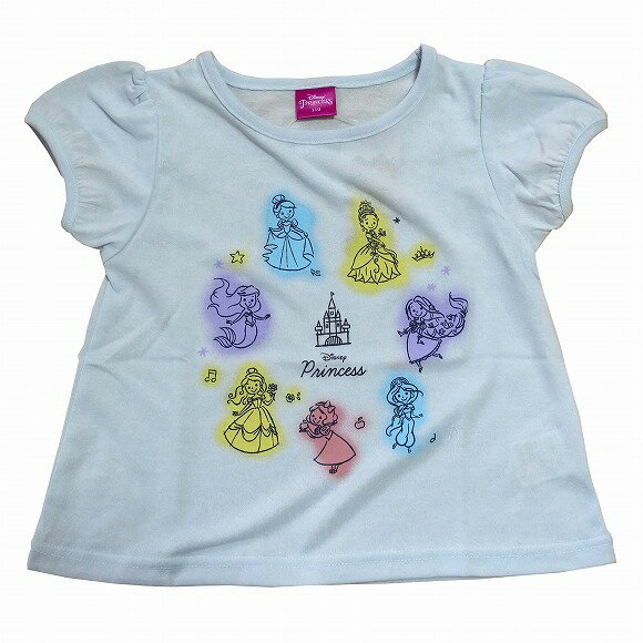 ◎ディズニーキャラクター・プリンセスの半袖Tシャツです。 --------------------------------------- 【サイズ】100【胸囲】49cm〜55cm【身長】95cm〜105cm 【サイズ】110【胸囲】53cm〜59cm【身長】105cm〜115cm 【サイズ】120【胸囲】57cm〜63cm【身長】115cm〜125cm 【サイズ】130【胸囲】61cm〜67cm【身長】125cm〜135cm 【品質】(本体)綿35％ポリエステル65％(リブ部分)綿33％ポリエステル63％ポリウレタン4％ --------------------------------------- 在庫は実店舗と共有しております。ご注文のタイミングによっては在庫切れになる場合があります。ご了承下さいませ。…プリンセス半袖Tシャツ… ★商品画像は、PCの環境等により実際の商品と多少色合い等が 異なる場合があります。