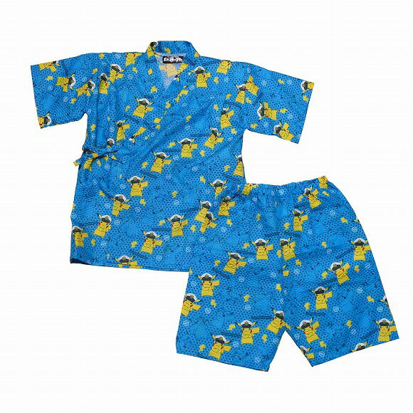 ポケモン子供甚平(120)エンボス加工