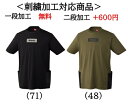 ニッタク Nittaku 名入れ1段付き WポケットTシャツ 男女兼用 卓球 刺繍(nx2017)