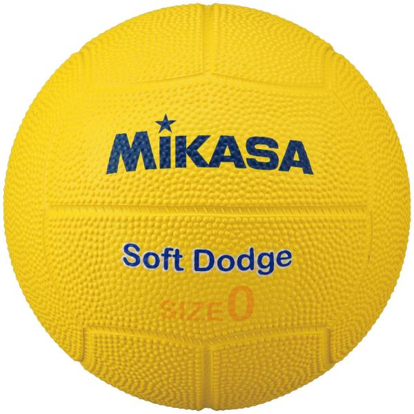 MIKASA ハントドッチ ソフトドッジ0号 ゴム 黄 STD-0SR-Y 21 ボール(std0sry)