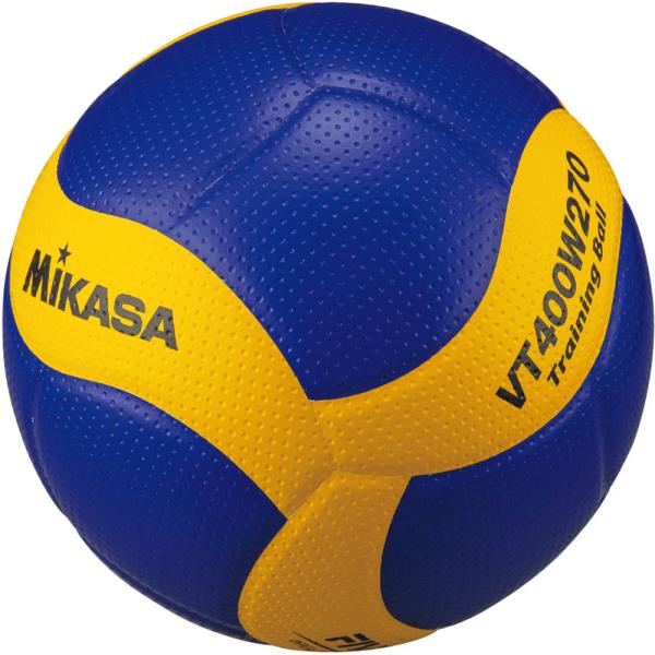 MIKASA バレーボール バレー4号 トレーニング270g 青／黄 VT400W270 21 ボール vt400w270 