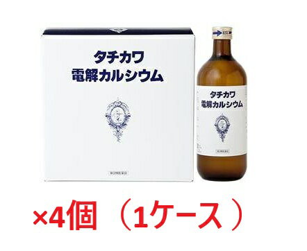 【ケース発送】【第3類医薬品】森田薬品工業　タチカワ電解カルシウム600ml×3本×4箱