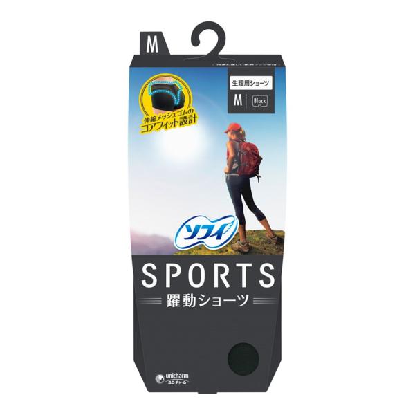 ソフィ SPORTSショーツMブラック