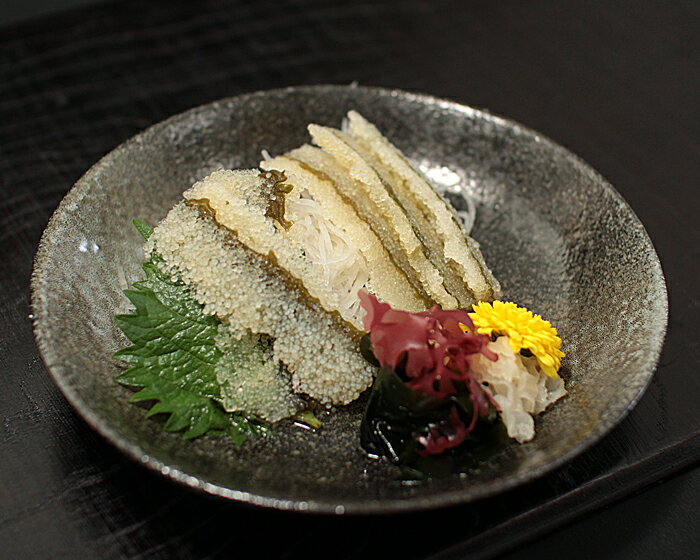 【送料無料】天然・塩水漬子持ち昆布 スライス18枚 寿司ねた用子持ち昆布 子持昆布 数の子 魚卵 おせち 珍味 寿司ネタ 業務用 業務用食品 飲食店 寿司屋 寿司店 居酒屋 仕入 高級食材 手巻き寿司 ちらし寿司
