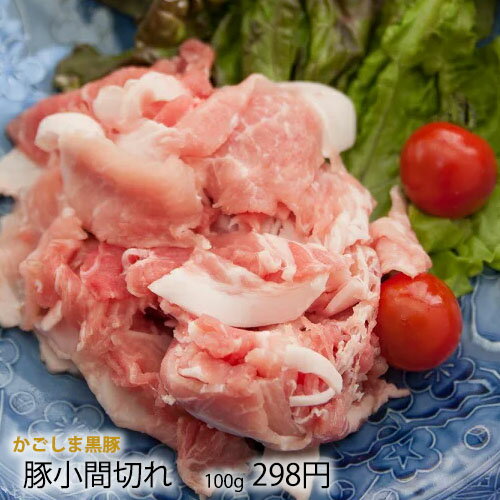 【 ブランド 鹿児島黒豚 】 豚 小間切れ [100g] 豚肉 ぶたこま 豚こま 切り落とし 鍋 豚汁 とん汁 焼きそば 炒め物 カレー 鉄板焼き 用 くろぶた バーベキューセット 焼肉セット 祝 焼肉 BBQ 業務用 プロ用 にも 激安 セール 訳あり ではございません