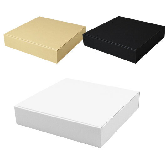 ◇色：白・クラフト・黒◇材質：段ボール◇厚さ：E段(約1.5mm)◇硬さ：C5 えぬ 通販用 段ボール ダンボール箱 段ボール箱 梱包用 梱包資材 梱包 店舗用品 宅配箱 発送箱 ギフト箱 白 ホワイト 茶 クラフト 黒 ブラックN式箱は展開寸法が小さく、貼り加工がありませんので、貼り加工のあるキャラメル箱や底ロック箱、身フタが分かれるタイプの組立箱に比べて、安価です。厚さ1.5mmのダンボール製なのでしっかりしており、ギフト箱、発送箱、収納箱、商品パッケージなど、多目的にお使いいただけます。 ダンボール N式箱(No.231) 内寸297×290×60mm 宅配80サイズで送れます。 納入時は平らな状態で保管場所を取りません。 内寸297×290×60mm 宅配80サイズで送れます。 納入時は平らな状態で保管場所を取りません。 内寸297×290×60mm 宅配80サイズで送れます。 納入時は平らな状態で保管場所を取りません。