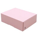 【メーカー直送品につき代引不可】いちご箱 2パック入れ箱【ピンク】【身フタあり】 内寸235×170×80mm