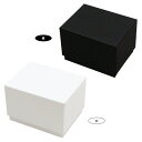 ギフトボックス 貼り箱No.04 内寸98×74×70mm 白/黒