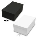 ギフトボックス 貼り箱(No.08) 靴箱 大 共通 内寸320×200×120mm 白/黒