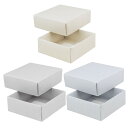 紙 組立箱 アッシュカラー(No.01) 内寸80×80×30mm