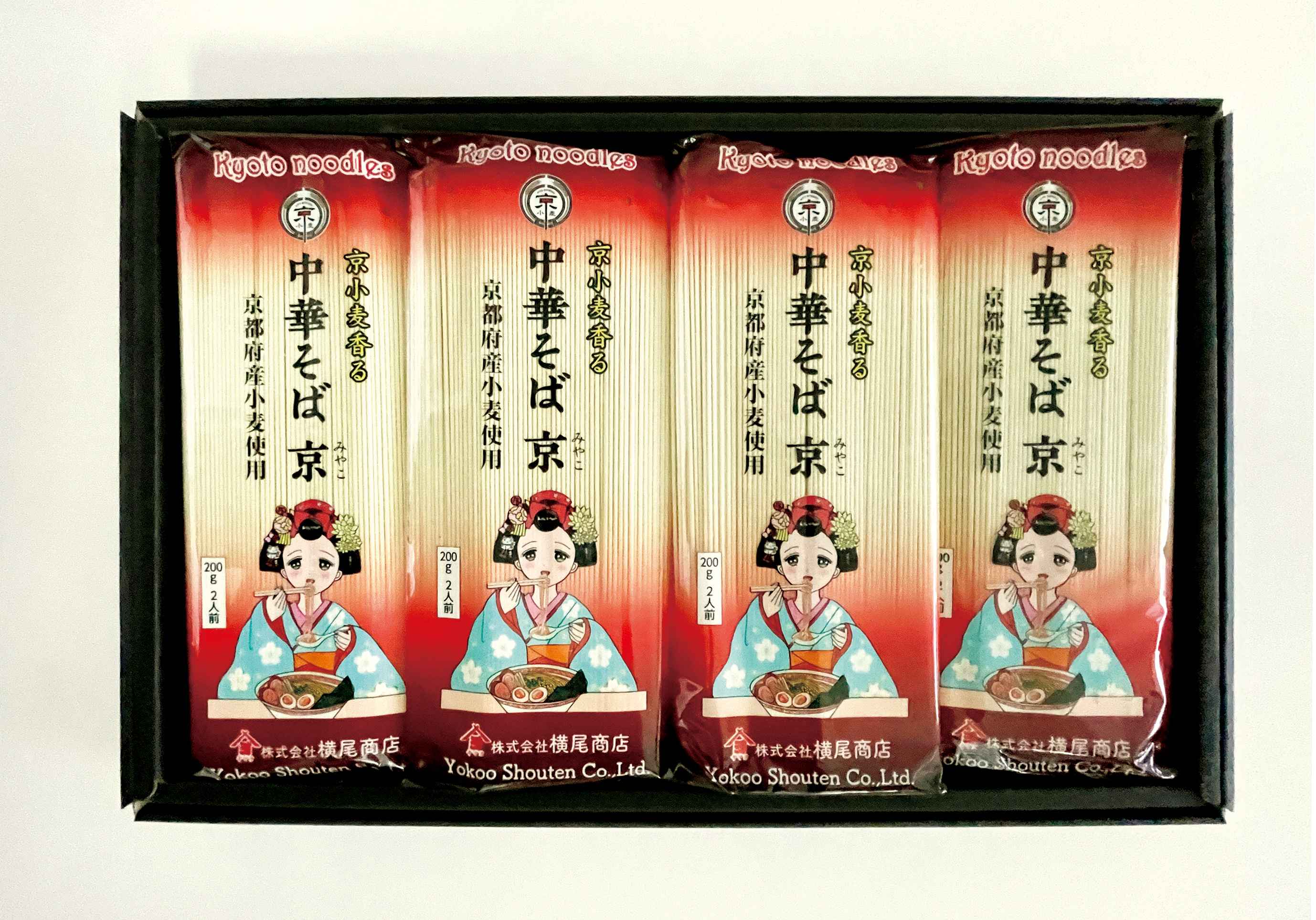 Rakuten - 京都府産小麦使用　京中華そば　京（みやこ）　8袋入　乾麺　200g×8袋　御中元　御供　1.6kg