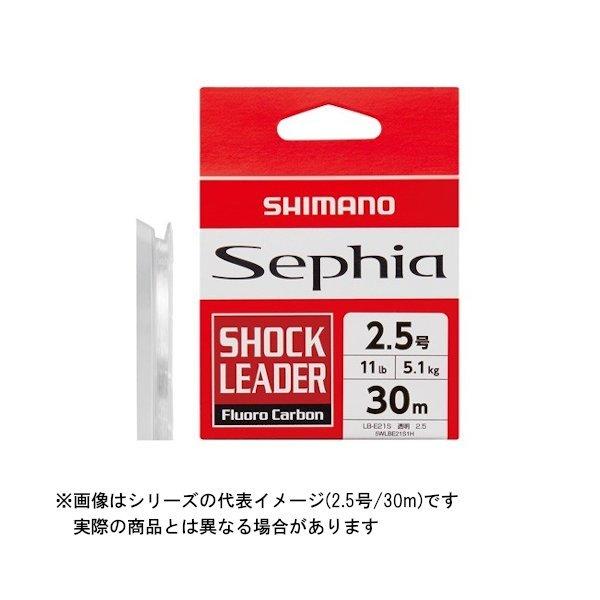 シマノ LB-E21S セフィア フロロリーダー 30m 3.0号 (カラー:#クリア)