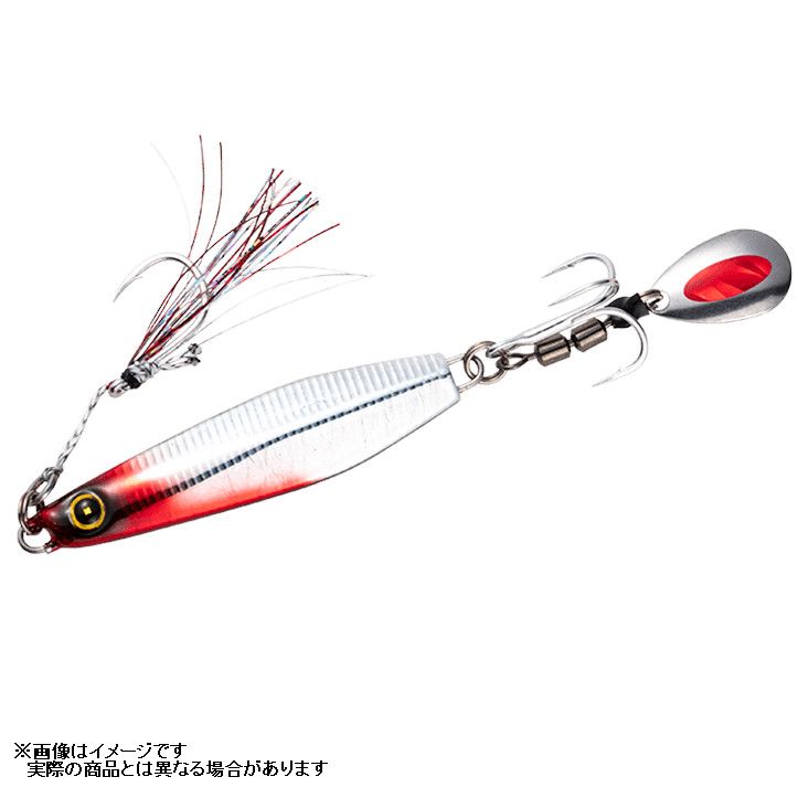 カンタン巻くだけブレードジグジャックアイマキマキ 30g 流血シルバー