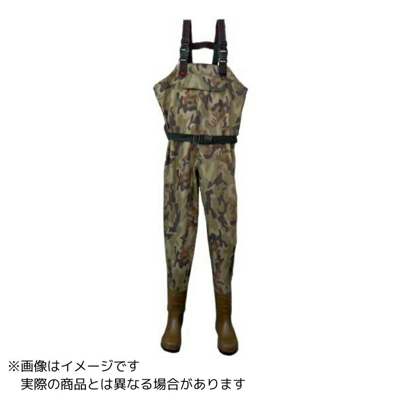 【ご奉仕価格】エクセル OH-821 チェストハイカモウェーダー 70D(フェルトソール) ＃カモ ＃4L(28.0-29.0cm)