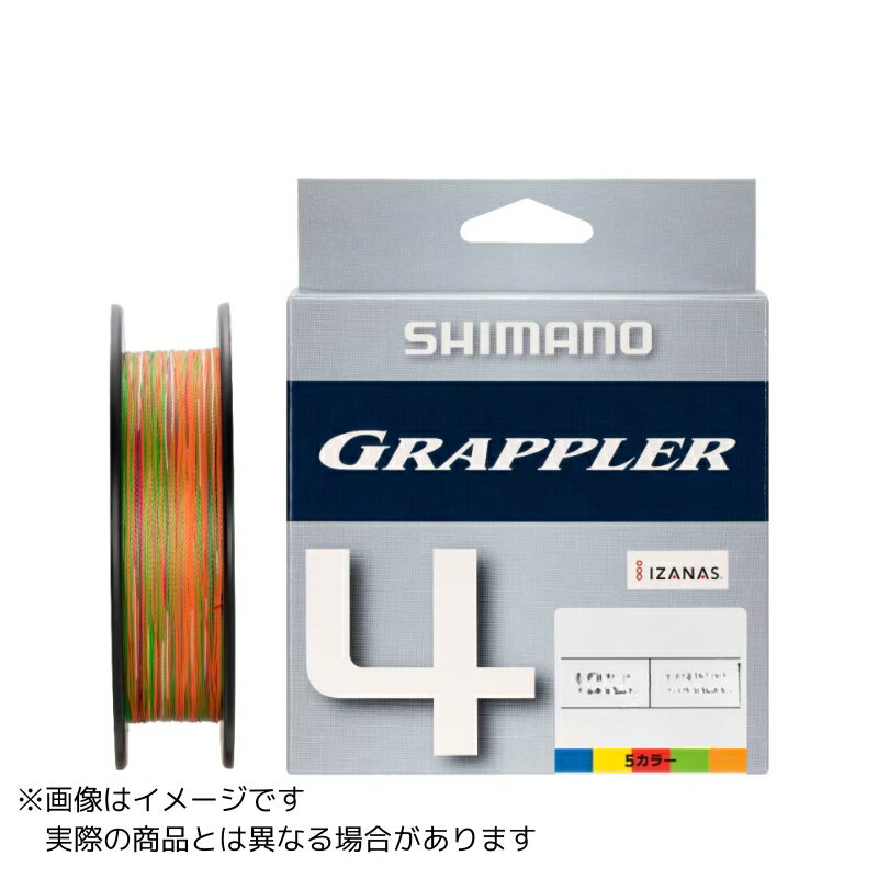 【メール便対応】 【ご奉仕価格】シマノ グラップラー4 PE LD-A62W #2.0 #200m ＃10m x 5カラー