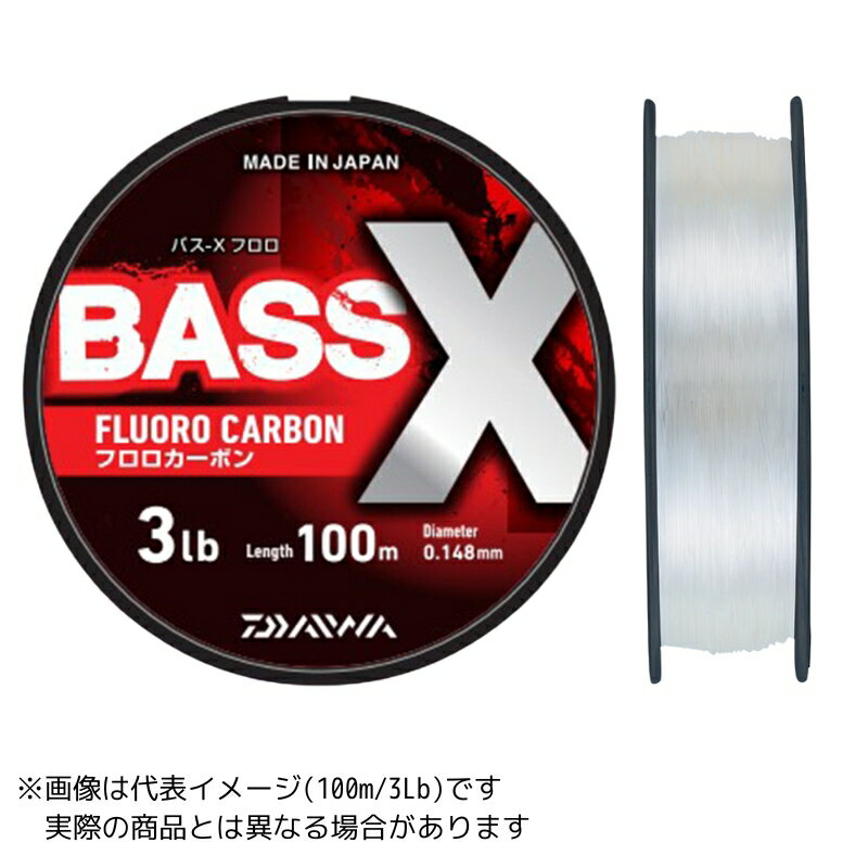 ダイワ バス-X フロロ 4LB(1号) 100m ＃ナチュラル