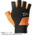 【メール便対応】 ダイワ DG-7824W オールラウンド防寒グローブ 5本カット #オレンジ #L