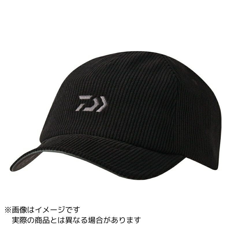 ダイワ DC-4125W コーデュロイキャップ ＃ブラック ＃フリー