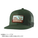 シマノ グラフィック フラットメッシュキャップ CA-067Y #グリーン #M