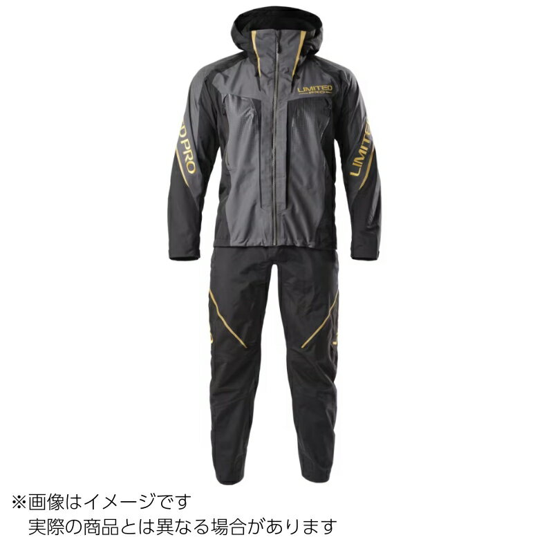 楽天ヨコオ　楽天市場店シマノ RA-160Y リミテッドプロ 3シーズン レインスーツ ＃リミテッドブラック ＃L