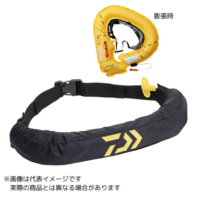 ●DAIWA ●商品名：DF-2724JM インフレータブルアラートライフジャケット（ウエストタイプ自動・手動膨脹式） ●詳細 万が一の落水時に自動検知・自動通報機能が備わった膨張式ライフジャケットが新登場 桜マークTYPE-A 国土交通省型式承認品(小型船舶用救命胴衣TYPE-A)取得。 落水時、自動検知・自動通報機能『JM-Safety』を搭載。 アイテム：DF-2724JM ブラック フリー 品番：DF-2724JM カラー：ブラック サイズ：フリー 浮力：7.5kg/24時間以上 重量：約0.7Kg 表地：ナイロン100% メッシュ部：ポリエステル100％ 気室：ナイロン100% Jan：4550133630002 ※モニターの発色によって実物と異なって見える可能性があります