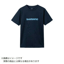 シマノ SH-021W ドライロゴTシャツショートスリーブ ＃ネイビー Mサイズ