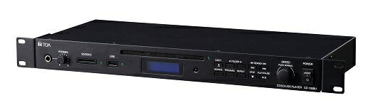 TOA CD/SD/USB プレーヤー1UサイズCD-100SU