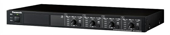 パナソニック 1.9GHz帯デジタルワイヤレスマイクシステム増設ワイヤレス受信機（4ch） WX-SE200DAN
