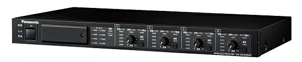 パナソニック 1.9GHz帯デジタルワイヤレスマイクシステムワイヤレス受信機（4ch） WX-SR204DAN