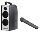 ユニペックス 【UNI-PEX】 防滴形ハイパワーワイヤレスアンプ+防滴形ワイヤレスマイク(WA-371+WM-3400)WA-371-ASET