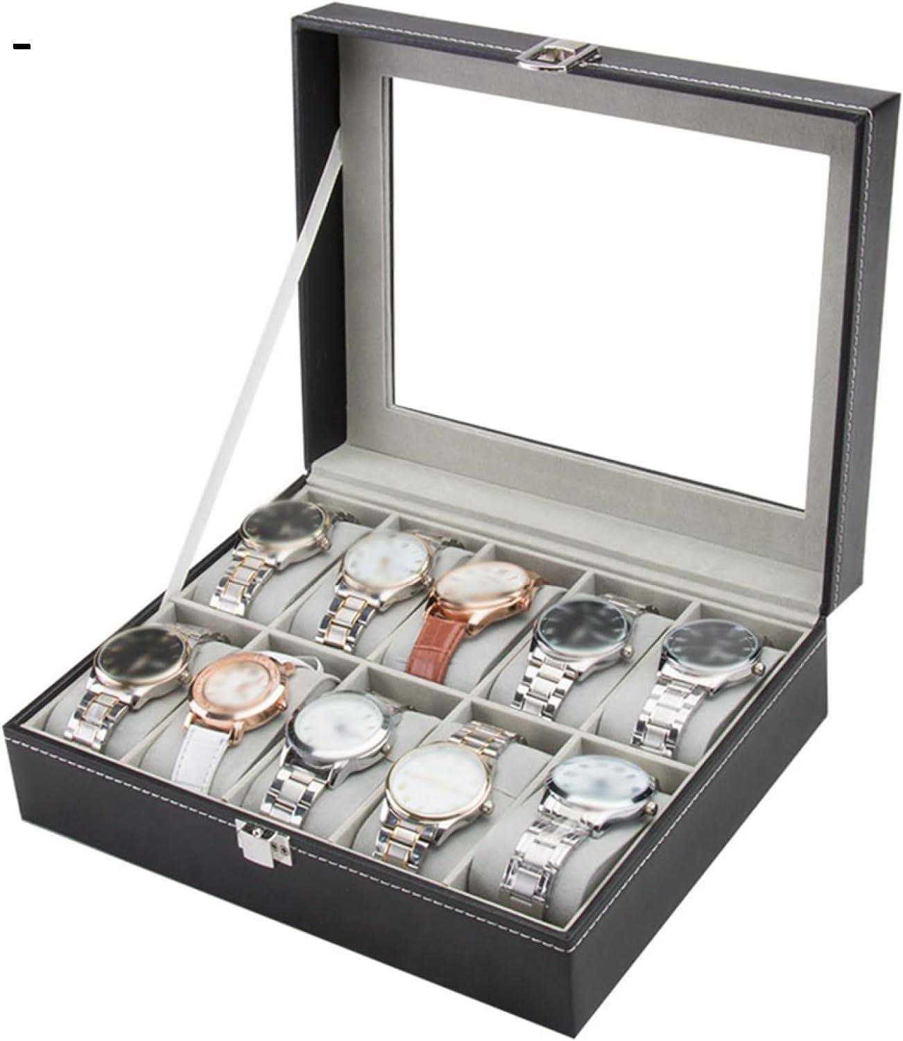 【全店10％OFFクーポン】腕時計収納ケース 腕時計ケース 腕時計収納ボックス コレクションケース ウォッチボックス おしゃれ 大容量 2段式 アクセサリーケース ディスプレイ PUレザー 時計保管 腕時計ケース 6本