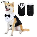 ダックス ネクタイ 【全店10％OFFクーポン】犬スーツ　犬服　洋服　タキシード　中型犬　大型犬　紳士服　おしゃれ　柴犬　ダックス　ゴールデンレトリバー　ピットブル　ラブラドール　蝶ネクタイ　ハロウィン　クリスマス　結婚式　変身　冠婚葬祭