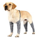 【20%OFFクーポン〜】犬 サポーター リハビリ 犬用関節プロテクター 膝サポーター 保護用 犬足プロテクター 舐め防止 手術固定 老犬介護 前足 後ろ脚用 ...