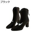 【20%OFFクーポン】ブーツ ショートブーティー 女性 8cmヒール 軽量 柔らかい 歩きやすい スクエアトゥ 秋冬ブーツ きれいめ ファッション カジュアル 防寒 無地 ハイヒール 入学式 卒業式 ビジネス 通勤オフィス