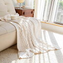 【20%OFFクーポン~】ブランケット 膝掛け 可愛い 毛布 大判 シングル ニット 柔らかい 静電気防止 編み 北欧 おしゃれ シングル 無地 春夏 秋冬 オールシーズン お昼寝 オフィス ソファーカバー プレゼント 四季適用 洗える