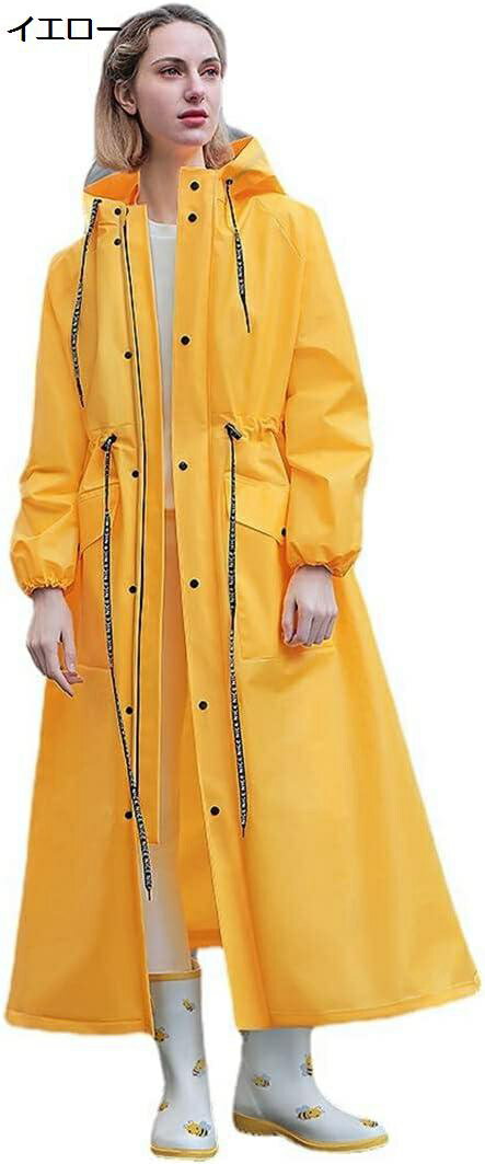 【20%OFFクーポン〜】レインコート メンズ つば付き ポンチョ レディース 防水 カッパ 軽量 雨合羽 撥水 防風 雨具 ロング 女性用 男女兼用 高校生 ...