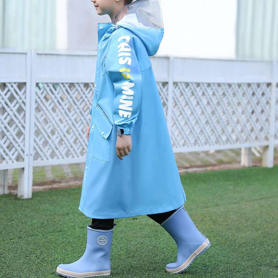 【20%OFFクーポン〜】おしゃれレインコート キッズ ランドセル レインポンチョ 視認性 雨具 男の子 撥水 合羽 女の子 つば付き 通園 通学 遠足 梅雨対策 収納袋付き カッパ S~3XL