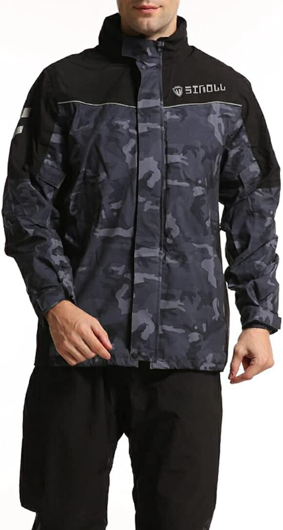 【20%OFFクーポン〜】レインウェア上下セット メンズ レインコート 軽量 レインスーツ 透湿 カッパ 撥水 雨合羽 自転車 雨着 耐久性 バイク 登山 釣り 雨具 通勤 通学 レインスーツ 梅雨?台風対策 収納袋付き S~2XL