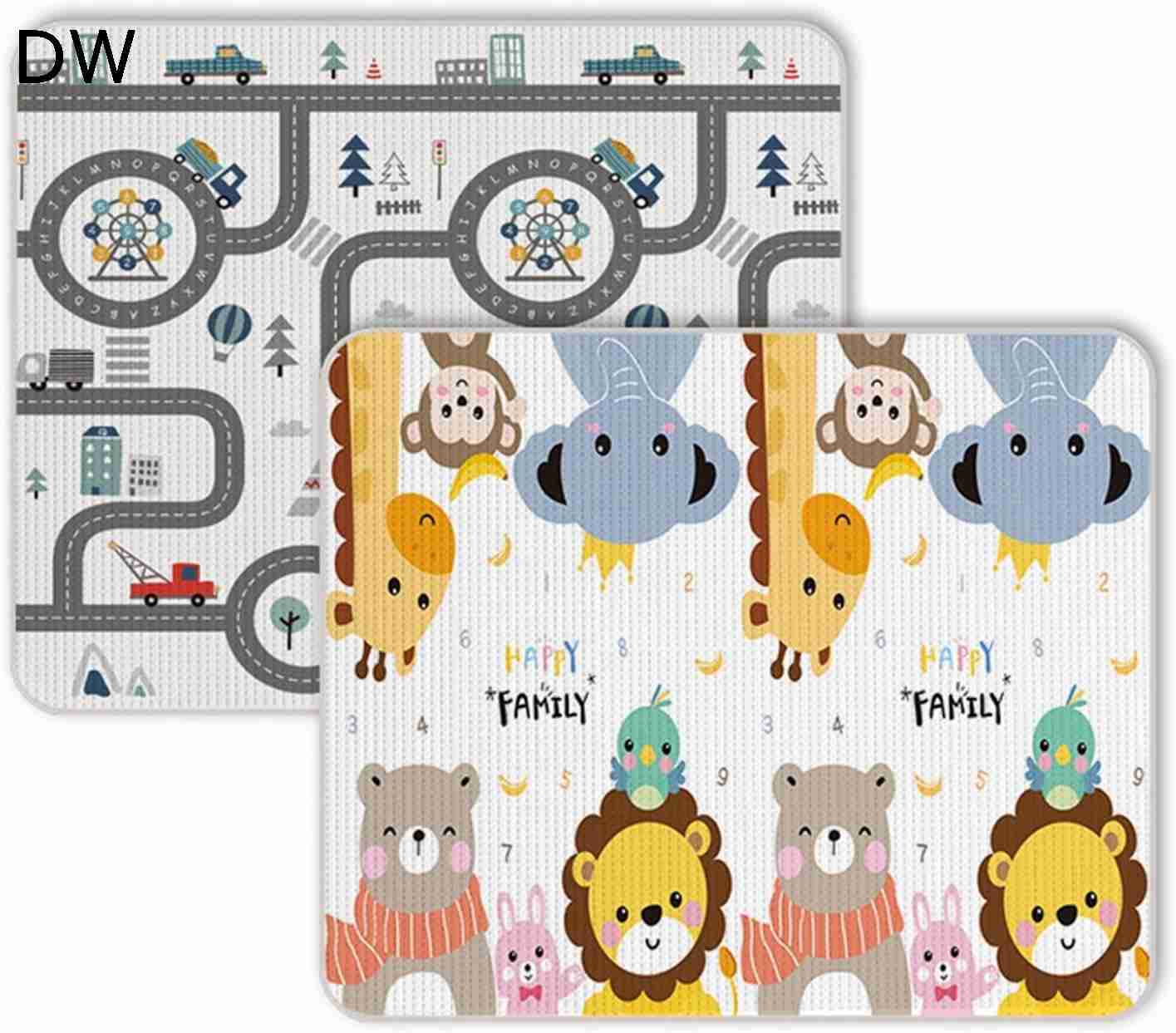 【20%OFFクーポン〜】ベビークッションマット プレイマット フロアマット 大判 センターラグ 150*180*2..