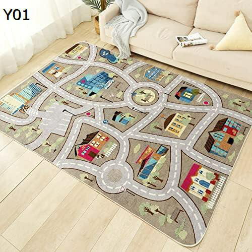 【10%～20％OFFクーポン】子供ゲームパッド 遊びマット 道路交通 数字柄 プレイマット カーペット 防音 防汚 洗える 抗皺不熱 防水 洗える 床暖房対応 ベビーや子供の部屋 早期教育 保育園 幼稚園 床暖房対応 寝室のサムネイル