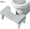 トイレ踏み台 踏み台 トイレステップ 高さ17cm 足置き台 滑り止め付きトイレ足台子供から大人まで 持ち運び 多機能 補助踏み台 (グレー)