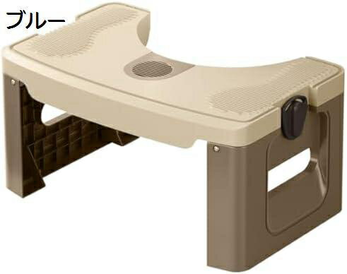 【20%OFFクーポン〜】トイレ 踏み台 補助踏み台 多機能 足置き台 トイレ踏み台 トイレトレーニング 持ちやすい ステップ 高さ18cm 41*25*18 滑り止め ステップスツール 踏み台 持ち運び便利 青 足置き台 耐久性 トイレ踏み台 場所取らない 脚立