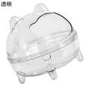【20%OFFクーポン】クマのゴミ箱 かわいいミニゴミ箱 透明な卓上ゴミ箱 背の高い 小さな 新鮮なゴミ箱 蓋付きクマのゴミ箱 キッチンコン ビン 車のゴミ箱 卓上廃棄物コンテナ リサイクルビン クリアミニゴ