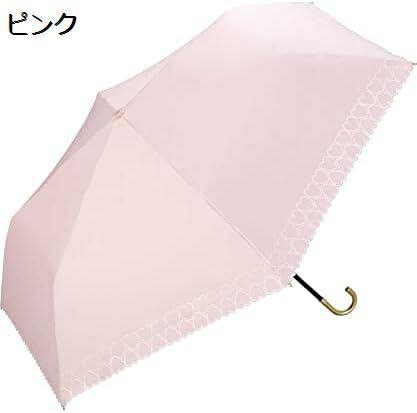 【20%OFFクーポン〜】日傘 遮光ハートヒートカット ミニ 50cm 完全遮光 UVカット100% 晴雨兼用 レディース 折りたたみ傘 軽量