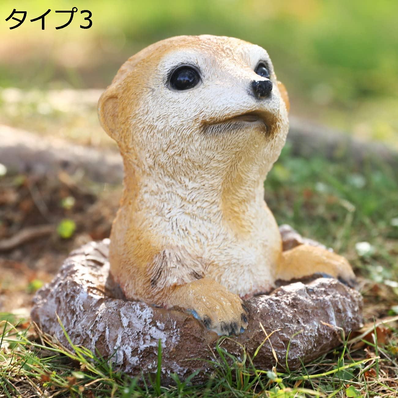 【20%OFFクーポン】インテリア装飾 猫 かわいい 雑貨 置物 タイプ3 オブジェ アンティーク 上品な置物 ガーデン 動物の装飾品 屋外装飾 うさぎ キノコ ホームガーデン 庭飾り アクセサリー F ガーデニング雑貨 屋外用彫像 オシャレな置き物 オーナメント [XCZYL]