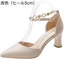 【20%OFFクーポン~】パンプス レディース ハイヒール 太ヒール pumps ヒール ポインテッドトゥ 無地 結婚式 パーティー 二次会 2次会 成人式 同窓会 謝恩会 フォーマル 美脚 お呼ばれ おしゃれ パーティ キャバ エレガント ストラップ